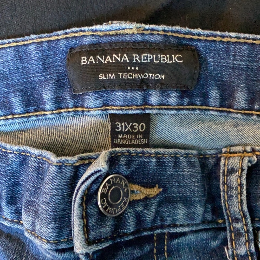 Banana Republic Slim Techmotion Jeans Size 31X30